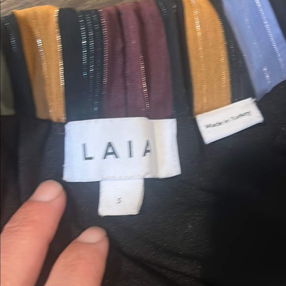 Multicolor Striped Women's Skirt LAIA S - Picture 3 of 5